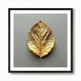 Gold Leaf 9 Art Print