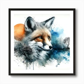 Wild Animal Illustration 328 Art Print