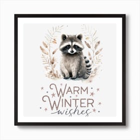 Warm Winter Wishes Art Print