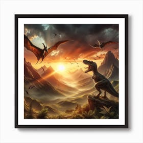 Dinosaurs Art Print