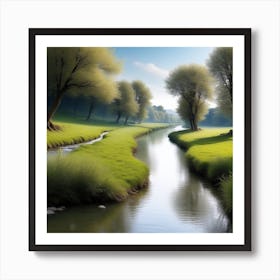 River In The Grass 32 Art Print
