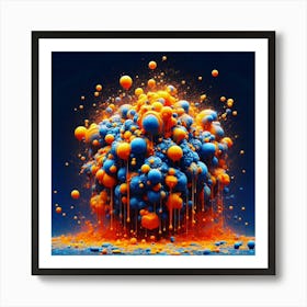 DMT ai art 017 Art Print