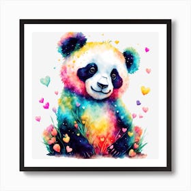 Panda Bear Art Print