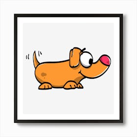 Cute Dog Pet Animal Canine Puppy Art Print