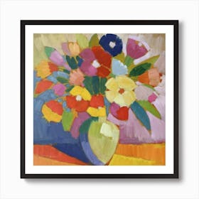 Vibrant Oil Painting 14 Art Print