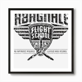 Abagnale Flight School Art Print