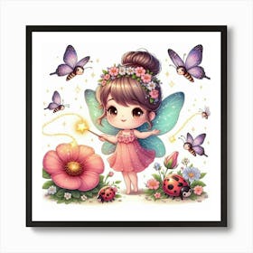 Illustration Fairy 7 Art Print