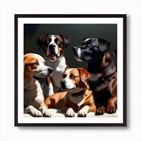 Swiss Dogs 1 Art Print