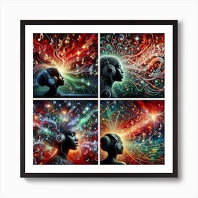 Electric Relaxation Art Print