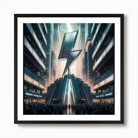 Lightning Bolt 11 Art Print