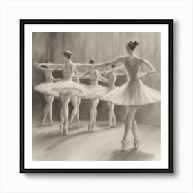 Ballet Dancers Art Print