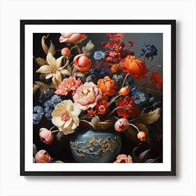 Flowers In A Vase Art Print