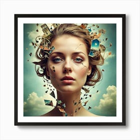 Portrait Of A Woman 3 Art Print