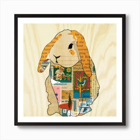 Nursery Bunny Art Print