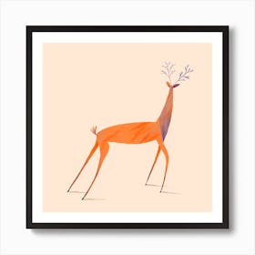 The Deer Art Print