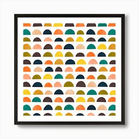 Arcs pattern 3 Art Print