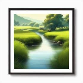 Landscape Painting 178 Art Print