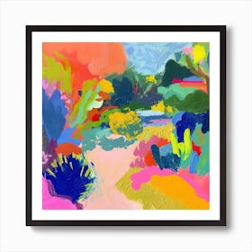 Colourful Gardens Claude Monet Foundation Gardens France 3 Art Print