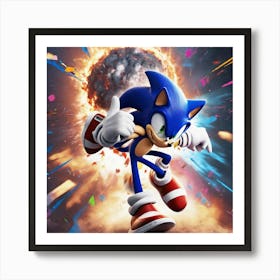 Sonic The Hedgehog 87 Art Print