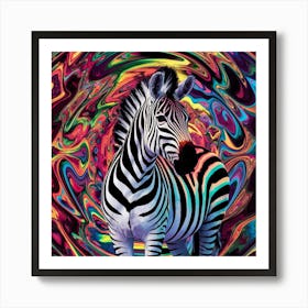 Zebra Art Print