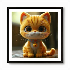 Cute Cat 12 Art Print