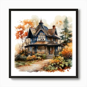 Victorian House 1 Art Print