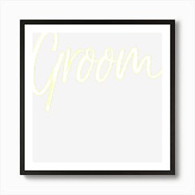 Matching Getting Ready Bride & Groom Wedding Gifts Groom Art Print