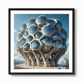 Futuristic Building Art Print