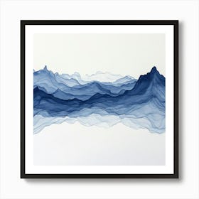 Blue Mountains Art Print