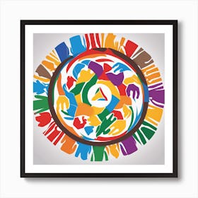 664299 Design An Icon Representing Diversity And Solidari Xl 1024 V1 0 Art Print