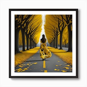 Yellow natural 1 Art Print