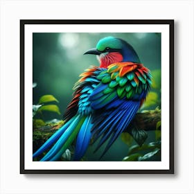 Colorful Bird 3 Art Print