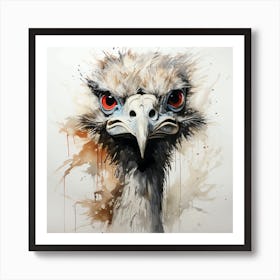 Ostrich 8 Art Print