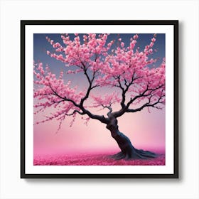 Cherry Blossom Tree 1 Art Print