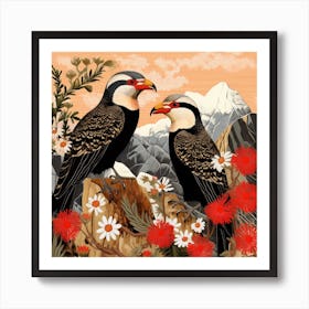 Bird In Nature Crested Caracara 4 Art Print