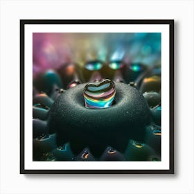 Heart Of Water 1 Art Print