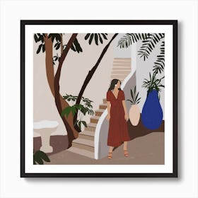 The Staircase Muse Art Print