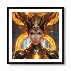 Fire Goddess gu Art Print