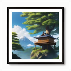 Tree House Art Print