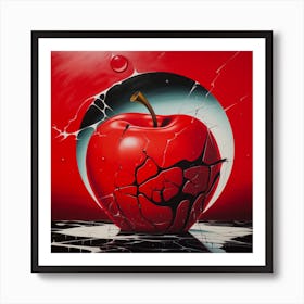 Red Apple Art Print