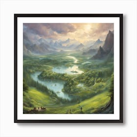 Lord Of The Rings Art Print