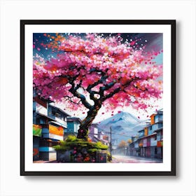 Cherry Blossom Tree 17 Art Print