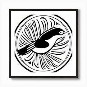 Bird In A Circle 1 Art Print