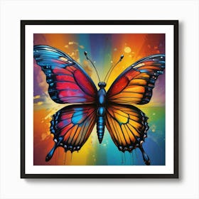 Butterfly Painting 149 Art Print