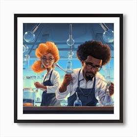 Science Nerd Art Print