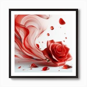 Rose, Modern 1 Art Print