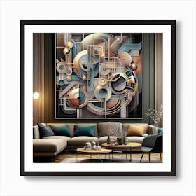 Abstract Modern Abstract Painting Art Print