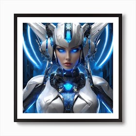 Futuristic Woman 1 Art Print