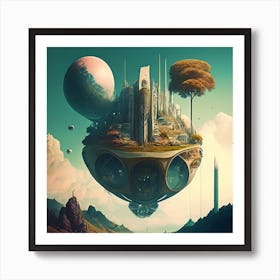 Sci-Fi City Art Print