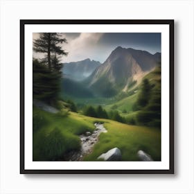 Landscape - Landscape Stock Videos & Royalty-Free Footage 9 Art Print